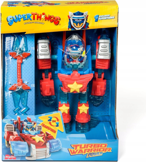 Super Zings Things Zestaw Robot Turbo Warrior Power Transformujący