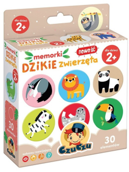 CzuCzu Memory Memorki Dzikie Zwierzątka Dzieci 2+ 91248