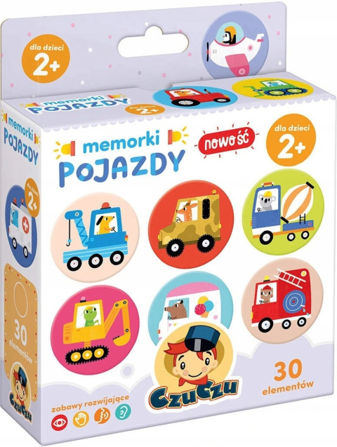 CzuCzu Memory Memorki Pojazdy 2+ 91279