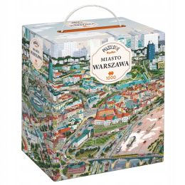 CzuCzu Puzzle 1000 elementów Puzzlove Rodzinne Miasto Warszawa 92290