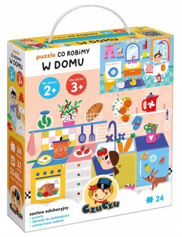 CzuCzu Puzzle Co Robimy w Domu 2+ 3+ 92481