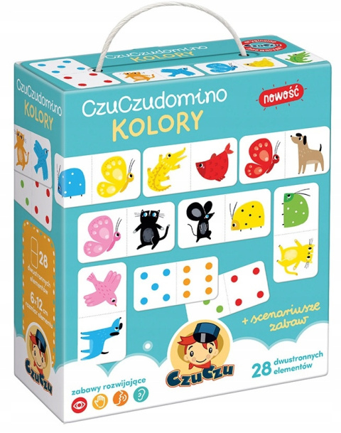 CzuCzu Gra Domino Kolory dla Dzieci 2+ 91606