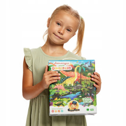 CzuCzu Puzzle Obserwacyjne Układanka Dinozaury 60 elementów 4+ 93174