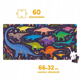 CzuCzu Puzzle Grr Dinozaury 60 elementów 4+ 92412