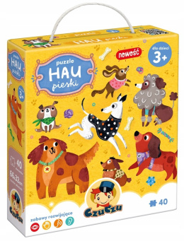 CzuCzu Puzzle Hau Hau Pieski 40 elementów 3+ 92191