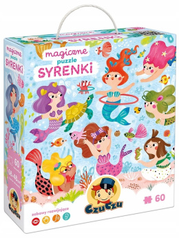 CzuCzu Puzzle Magiczne Syrenki 60 elementów 92399