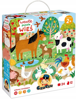 CzuCzu Wesołe Puzzle 24 elementy Wieś 2+ 93020