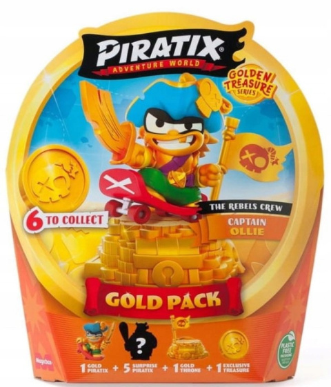 Piratix Gold Pack The Rebels Crew + Kapitan Ollie 6 Figurek