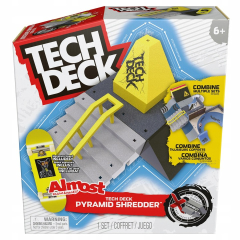 Tech Deck Fingerboard Xconnect Skate Zone z Rampą Pyramid Shredder