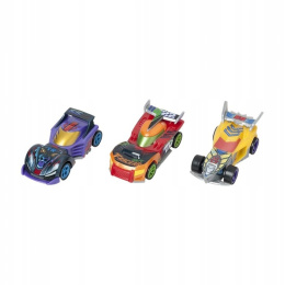 T-Racers 3-pak Mix Race Pojazd Burnout Sport Blast Panther Falcon God