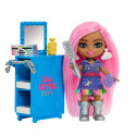 Barbie Zestaw Różowy Samolot Extra Fly Minis Akcesoriami Mattel HPF72