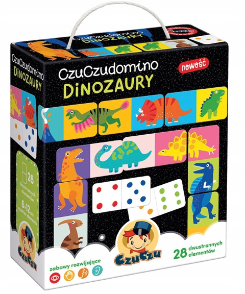 CzuCzu Gra Domino Dinozaury dla Dzieci 2+ 91620