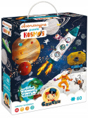 CzuCzu Puzzle Obserwacyjne Układanka Kosmos 60 elementów 4+ 93181