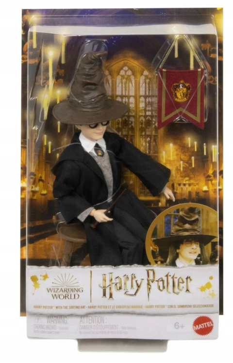 Harry Potter Zestaw Lalka Harry z Tiarą Przydziału HND78 Mattel