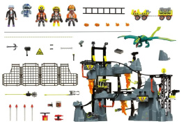 Playmobil 70925 Zestaw Dino Rise Kopalnia Dino Mine 4 Figurki+Dinozaur