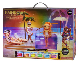 Rainbow High Basen Zmieniający Kolor Beach Club + Akcesoria 578475