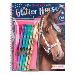 TOP MODEL Zestaw Kreatywny Miss Melody Glitter Horses 12931