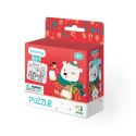 Dodo Puzzle 16 el. Kolorowanka Świąteczny Miś