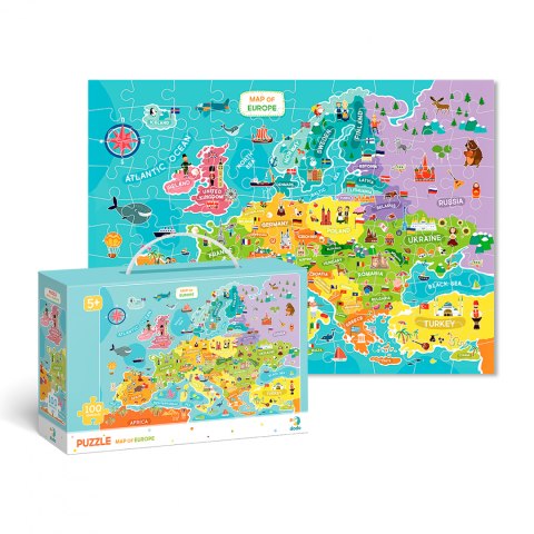 Dodo Puzzle Edukacyjne Mapa Europy 100 elementów 240257