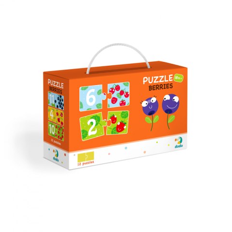 Dodo Puzzle Moje Pierwsze Cyferki Jagódki Duo 40172