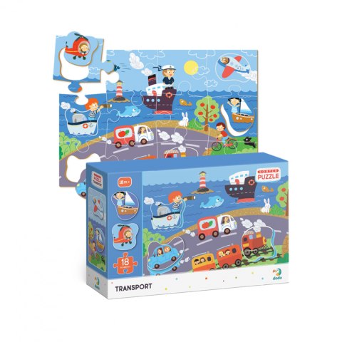 Dodo Puzzle Sorter 18 elementów Transport 241100