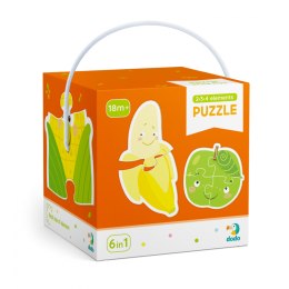 Dodo Puzzle Pierwsze Baby Owoce i Warzywa 2-3-4 el 240905