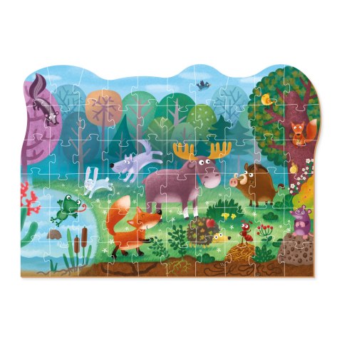 Dodo Puzzle Biomy 60 el. Zwierzęta Leśne 243111