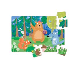 Dodo Puzzle mini 35el. Niedźwiadek i Przyjaciele 242619