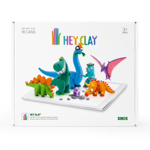 Hey Clay Masa Plastyczna Dinozaury Dino Zestaw HCLSE006