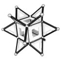 Klocki Magnetyczne Geomag 104 el. Black And White