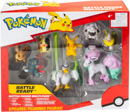 Pokemon Zestaw 8 Figurek Bitewnych Battle Ready W7