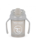 TwistShake Kubek Niekapek z Mikserem 230ml Szary