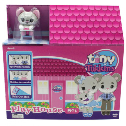 Tiny Tukkins Domek Deluxe - 3 pluszowe myszki