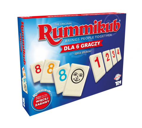 Gra Rummikub XP Gra dla 6 Graczy Nowa Wersja PL