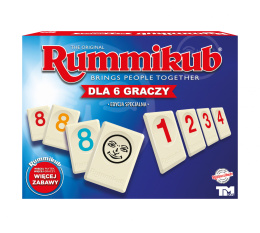 Gra Rummikub XP Gra dla 6 Graczy Nowa Wersja PL